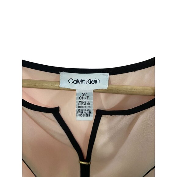 Calvin Klein Blouse Petal Pink Size S - Picture 3 of 11